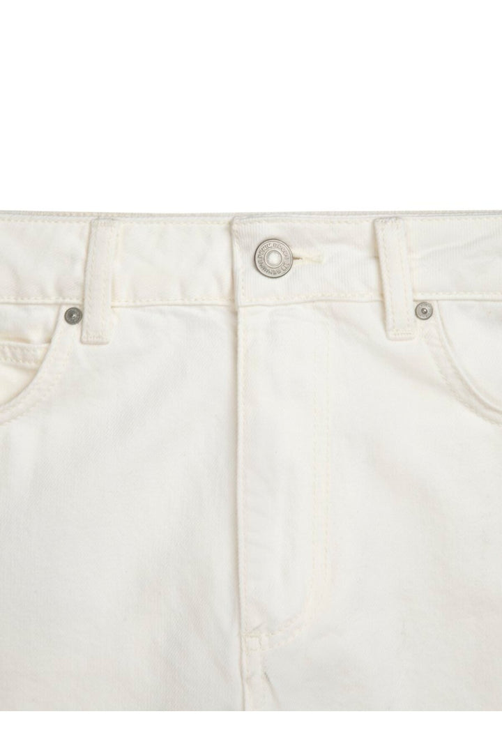 LTB Pantalon en Jean Crème Taille Moyenne Anna Barrel Fit - Crème