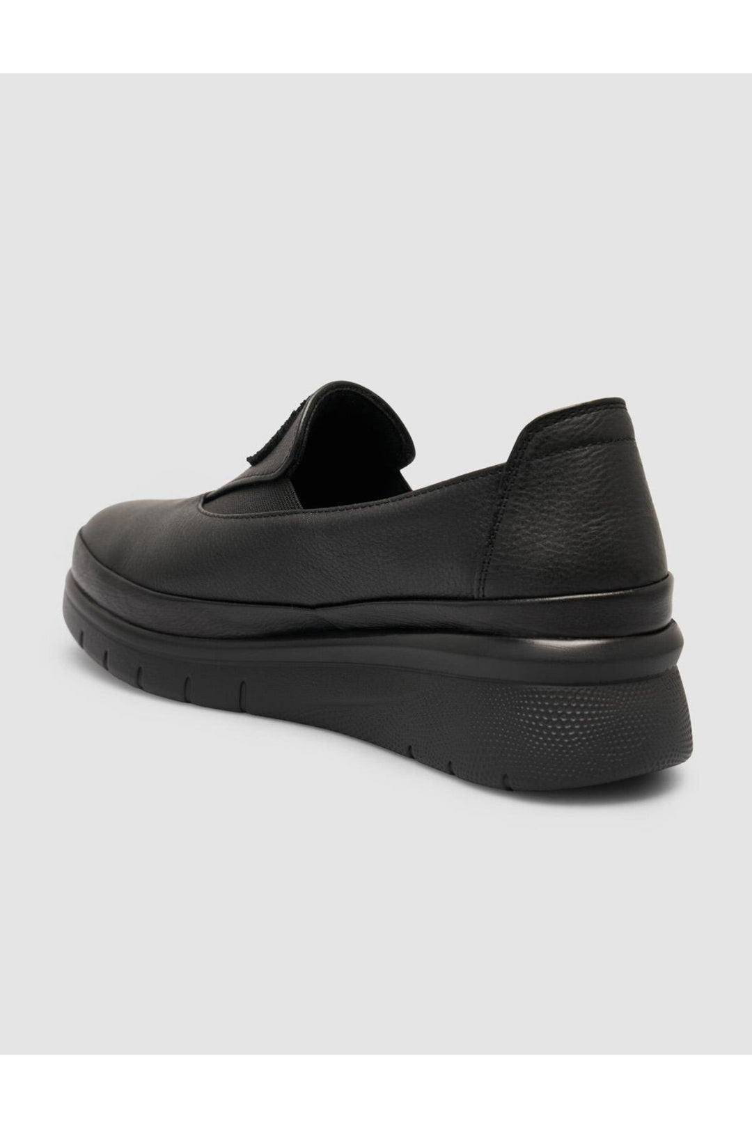 Cabani Shoes Chaussures confort femme noires en cuir véritable avec pierres, 100% cuir. - Noir