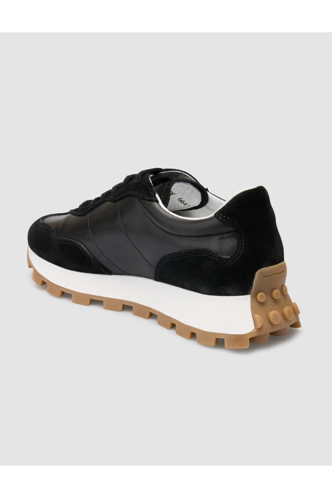 Cabani Shoes %100 Cuir Véritable Baskets Noires pour Femmes - Multicolore