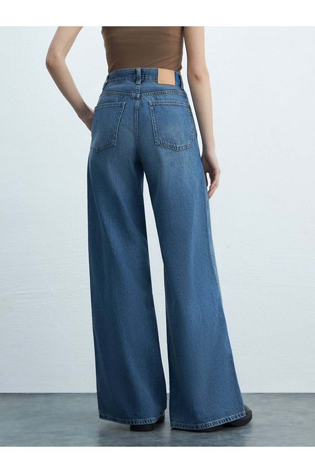 LTB Pantalon en jean large à taille haute Marıam