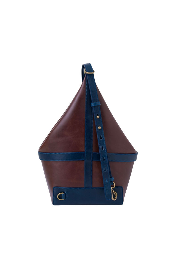 helmbrook Sac à bandoulière unisexe en cuir véritable Claire