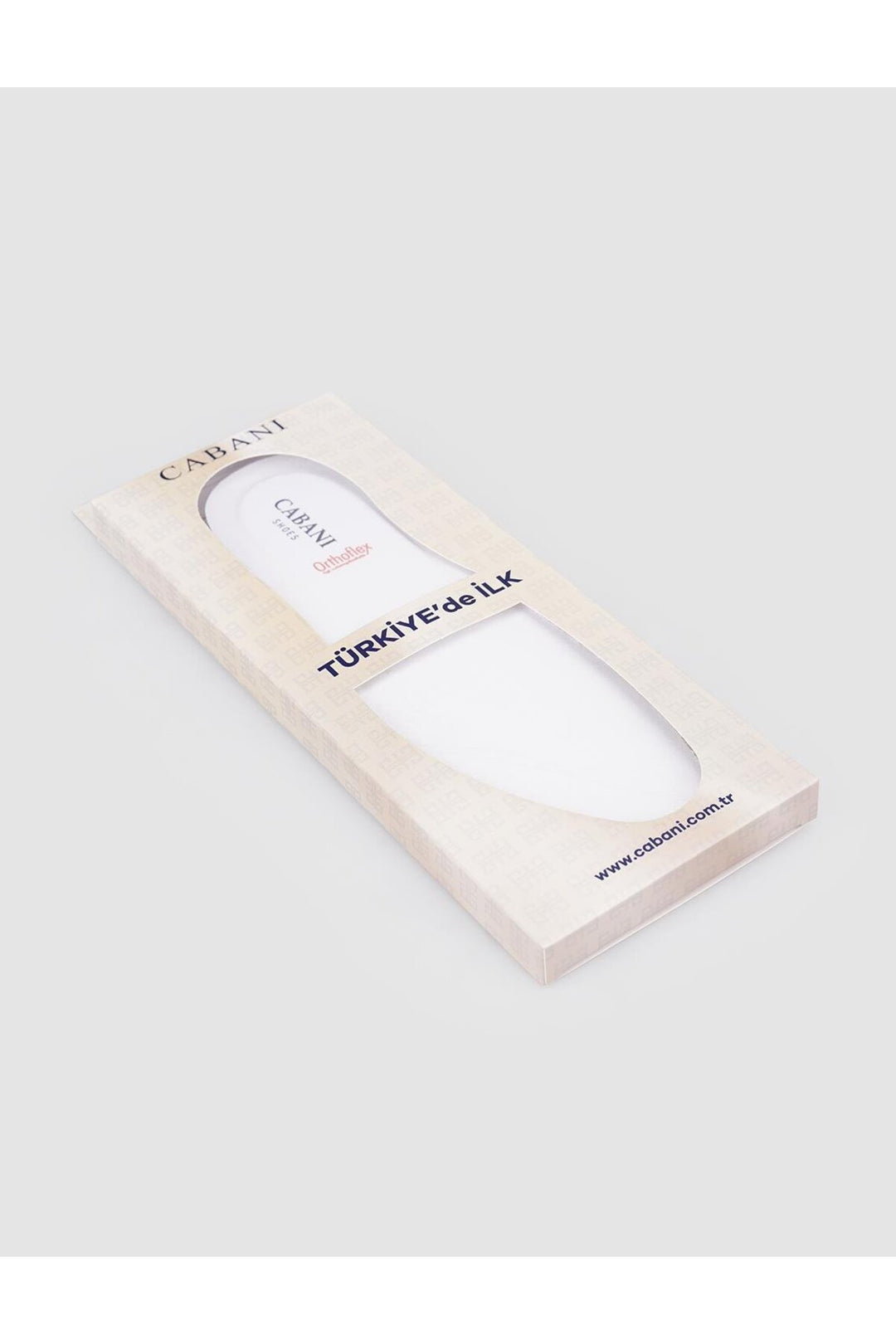 Cabani Shoes OrthoFlex Semelle en Coton Blanc pour Homme