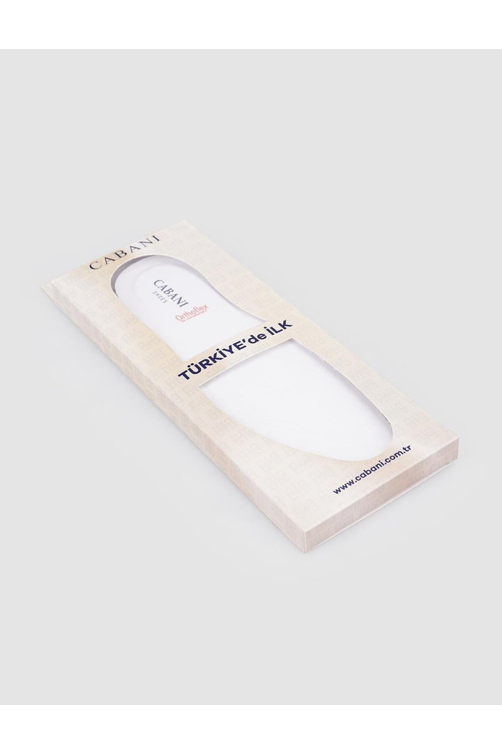 Cabani Shoes OrthoFlex Semelle en Coton Blanc pour Homme