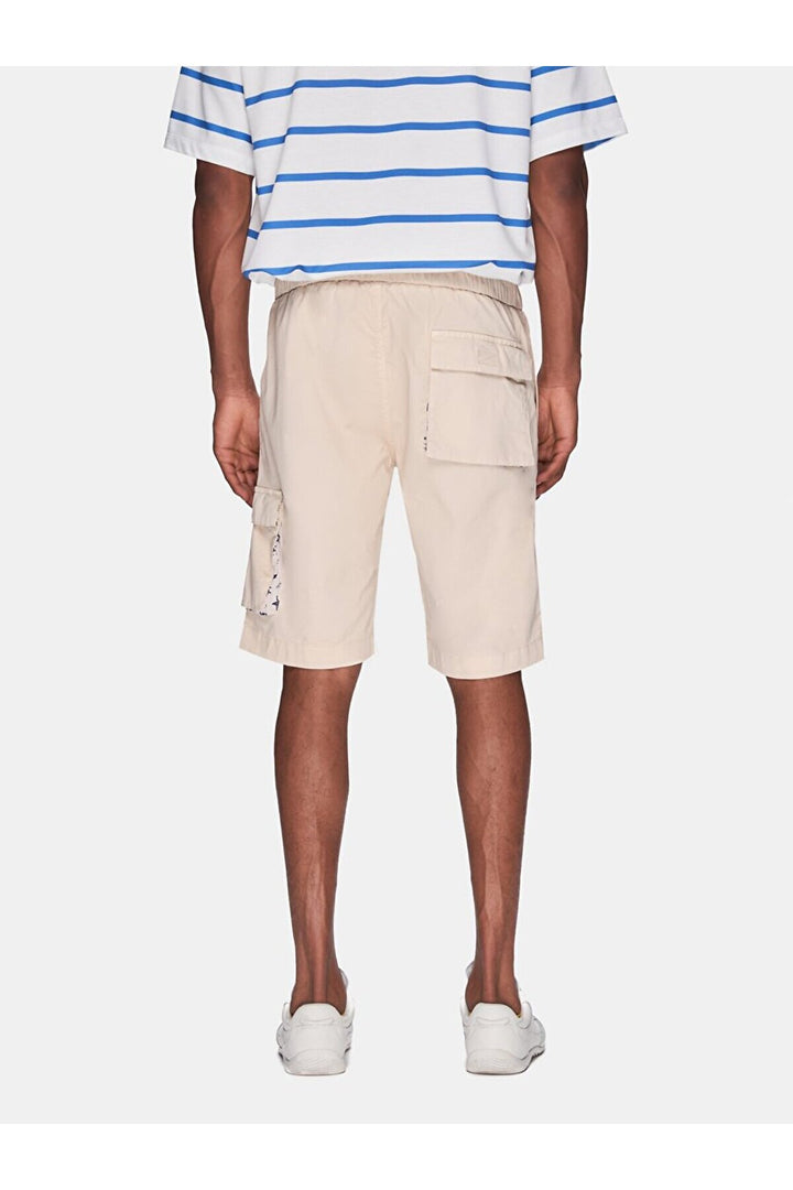 LTB Short Basic Midi Regular Gabardine Beige