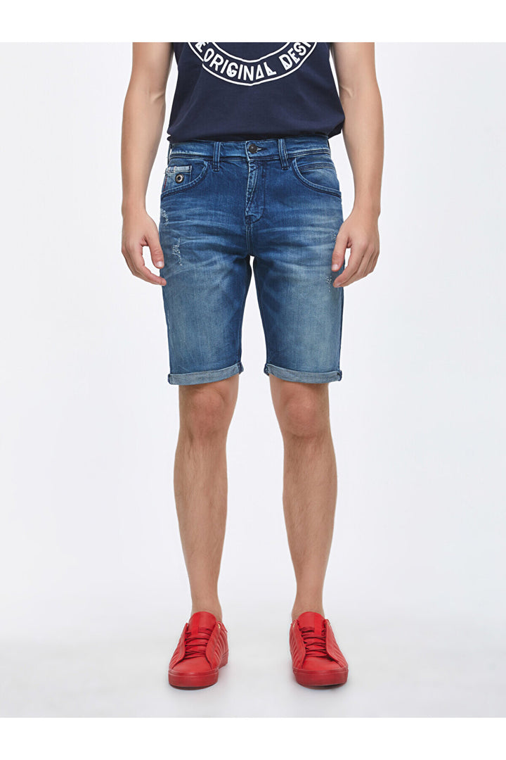 LTB Jean Lance Slim Fit Bermuda - Bleu_