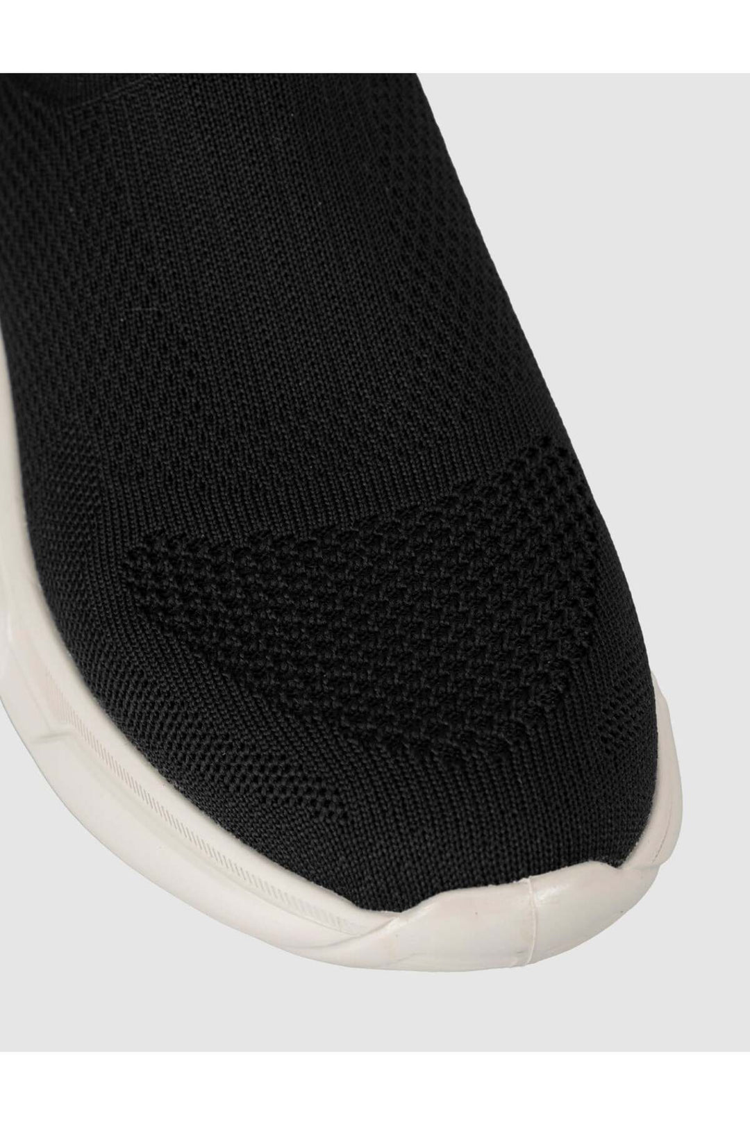 Cabani Shoes Baskets noires pour hommes à semelle haute - Multicolore