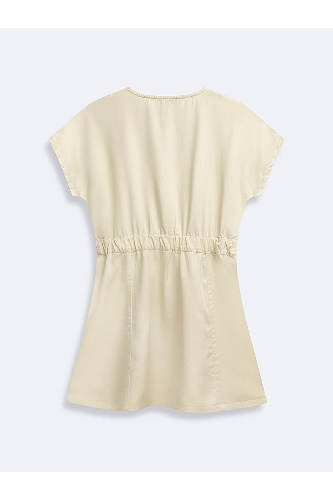 LTB Robe beige boutonnée Basıc