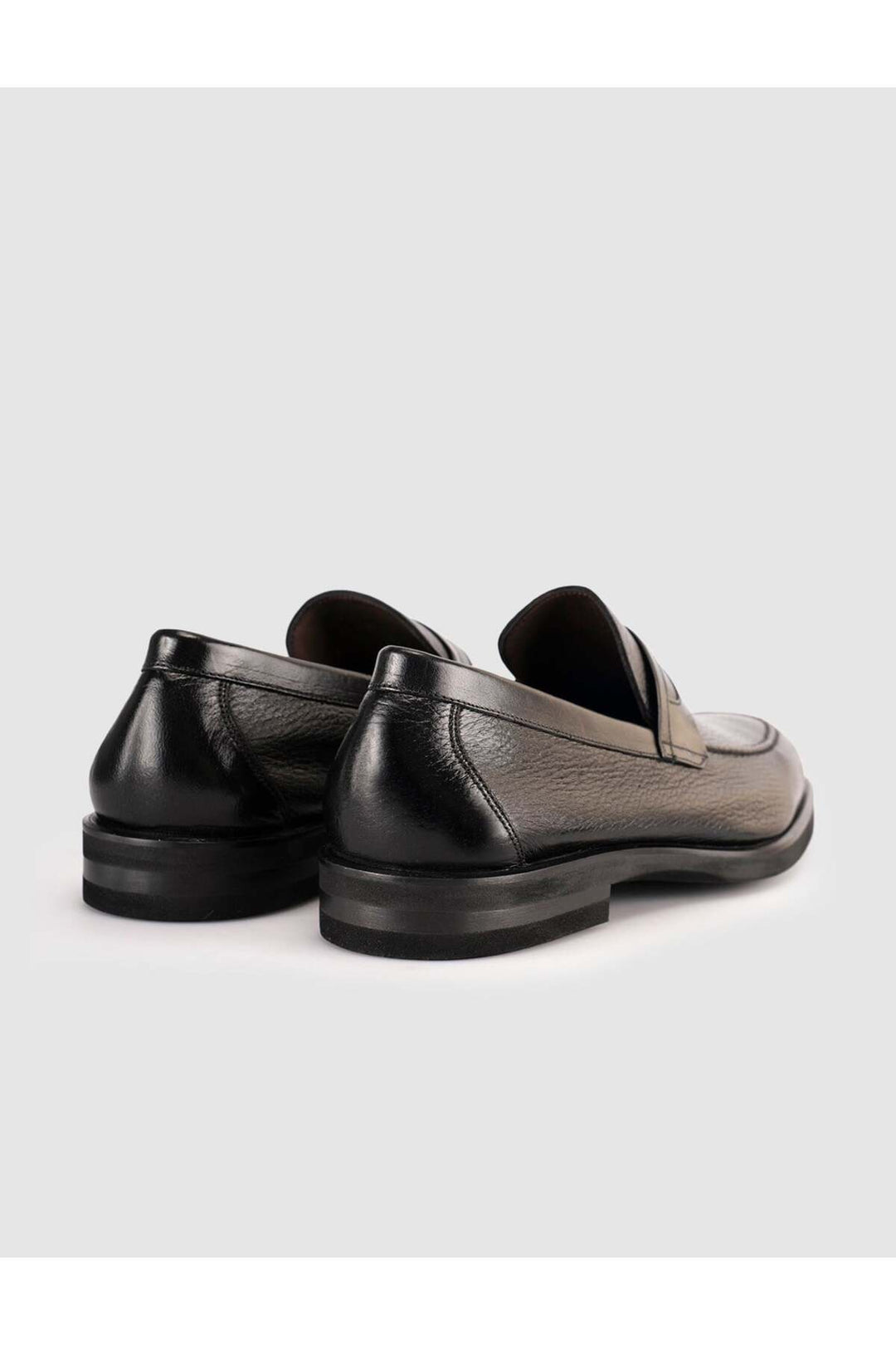 Cabani Shoes Chaussures classiques pour hommes en cuir véritable noires - Noir