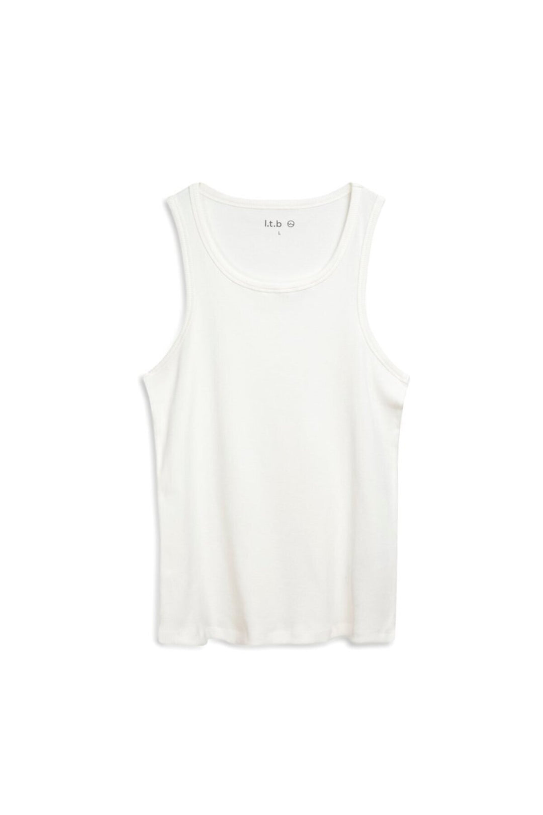 LTB Débardeur Basic Blanc Manches Courtes - Blanc