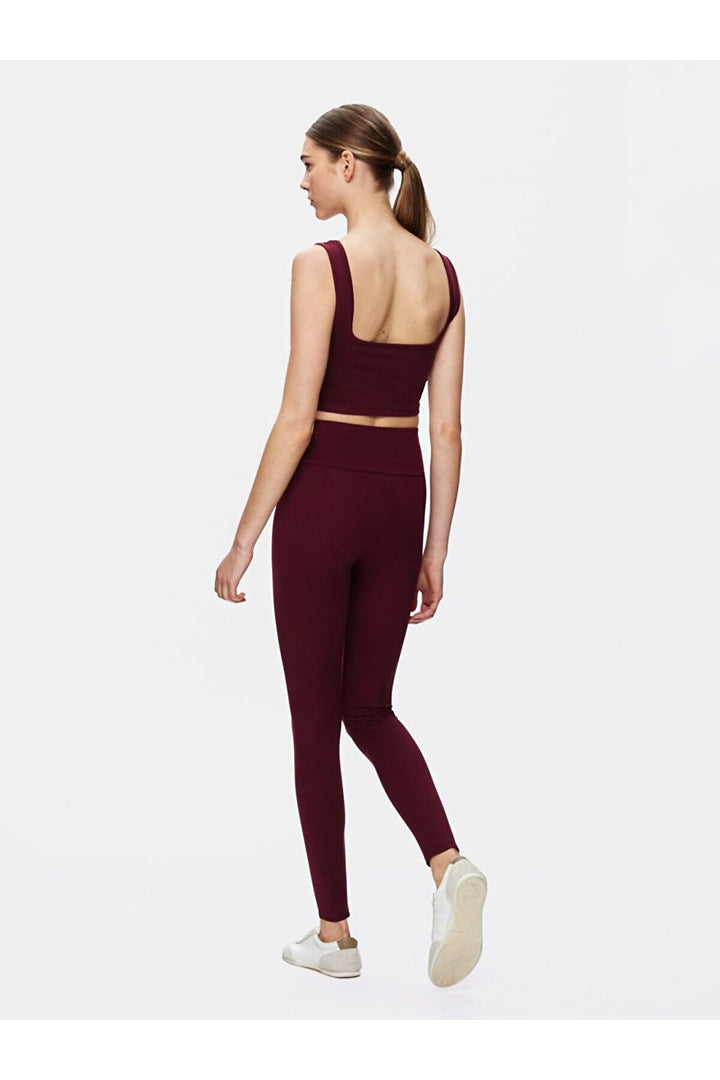 LTB Legging rouge basique Slım