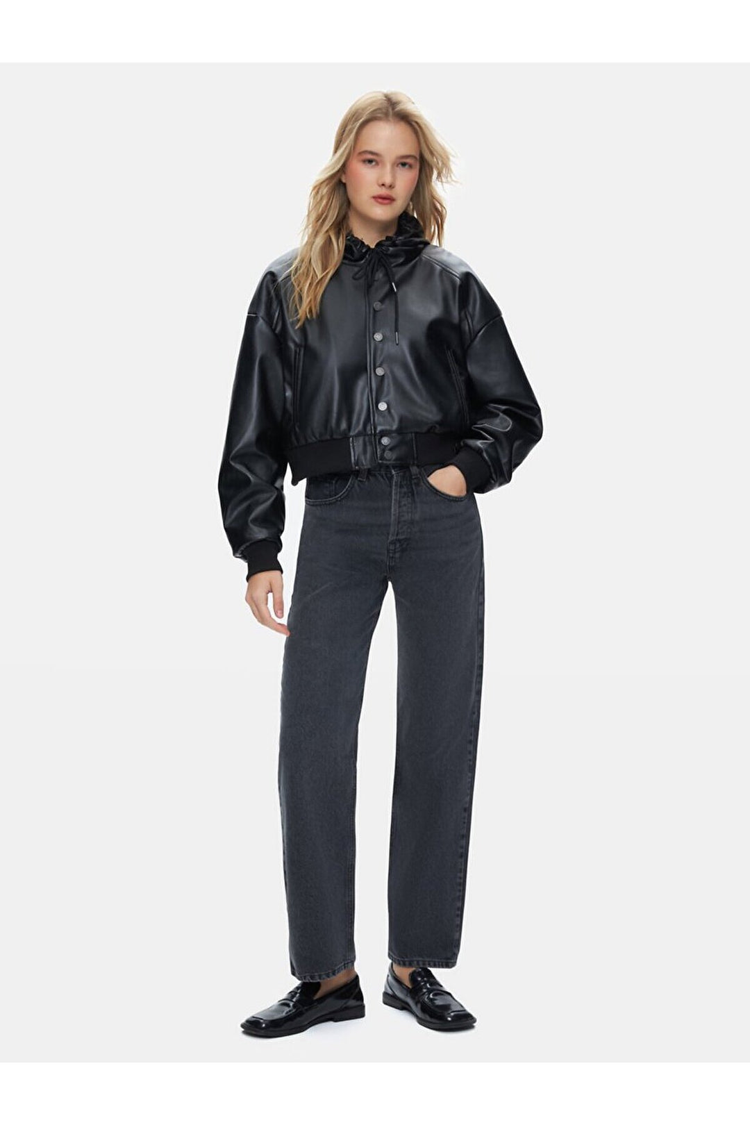LTB Veste Noire Oversize à Capuche - si̇yah_200