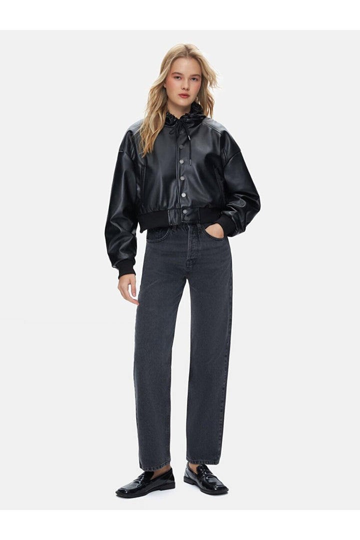 LTB Veste Noire Oversize à Capuche - si̇yah_200