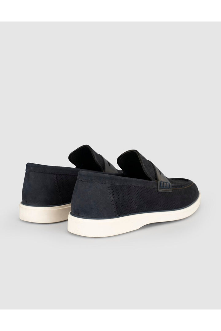 Cabani Shoes Loafer homme en daim noir - Noir
