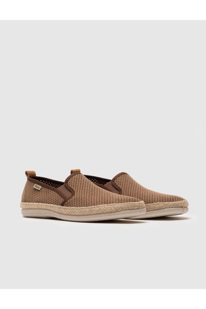 Cabani Shoes Chaussures de ville pour hommes avec détails en osier en vison - Vison