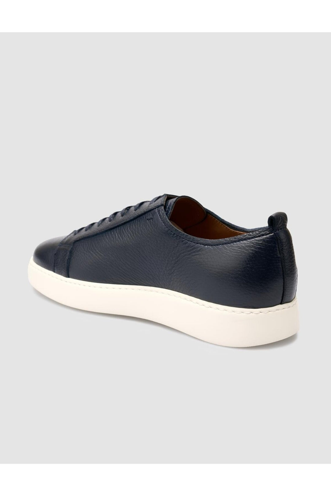 Cabani Shoes %100 Cuir véritable Bleu marine Chaussures de sport pour hommes - Bleu marine
