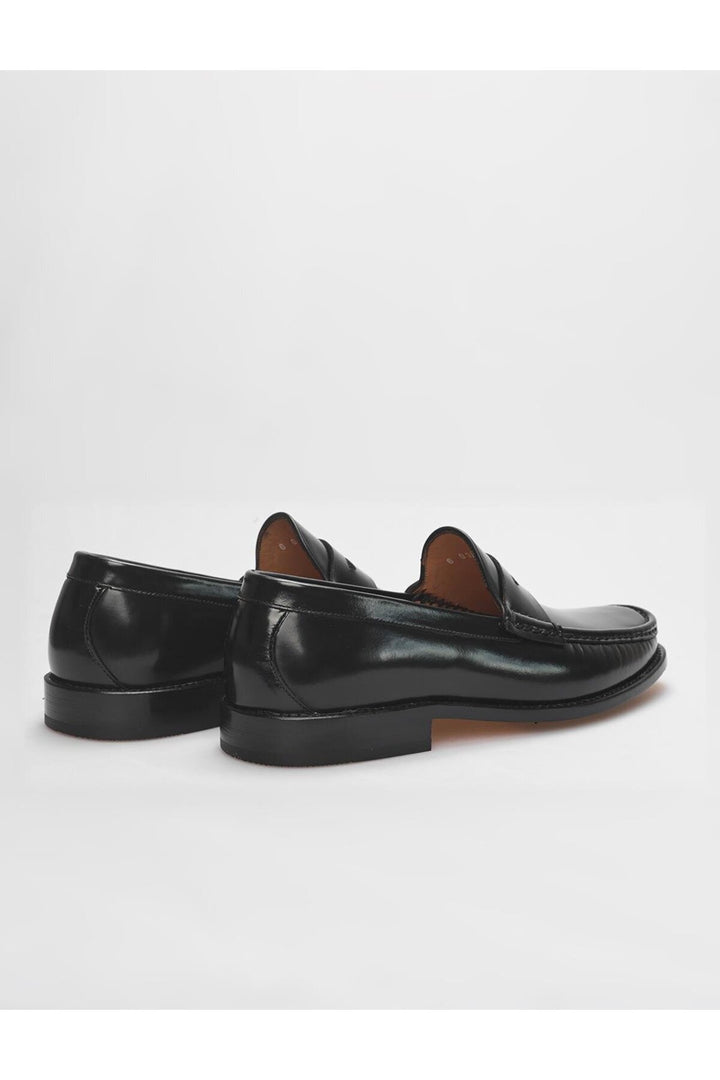 Cabani Shoes Chaussures classiques pour hommes en cuir véritable noir avec semelle en cuir injectée. - Multicolore