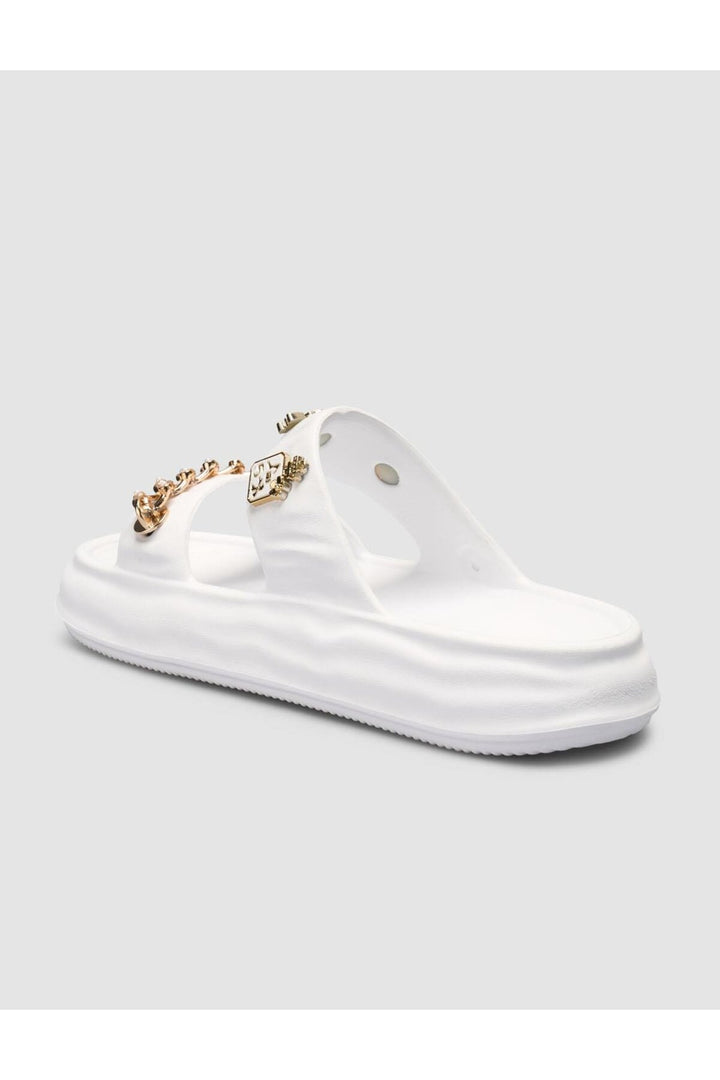 Cabani Shoes Snx Sandale en Eva Femme avec Détails en Charm Blanc - Blanc