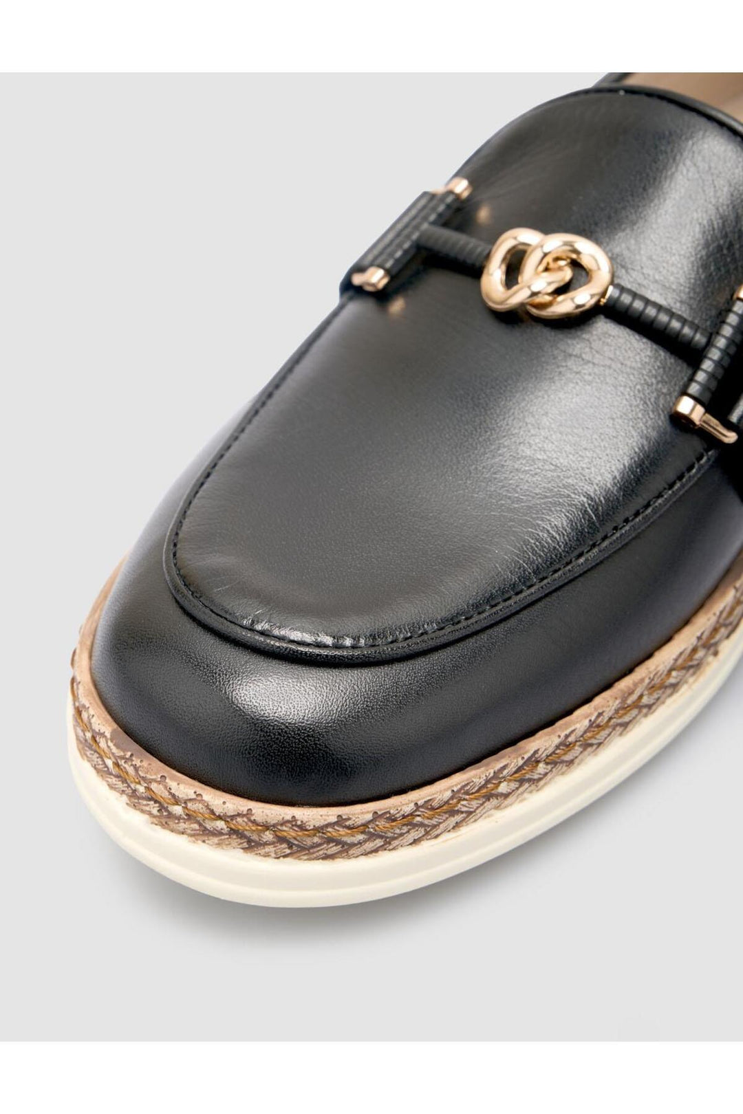 Cabani Shoes %100 Cuir Véritable Mocassins Femme Noir - Noir