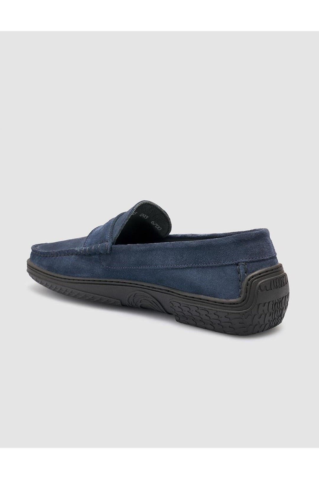 Cabani Shoes %100 Cuir Véritable Bleu marine Suédé Chaussures de Ville pour Homme - Bleu marine