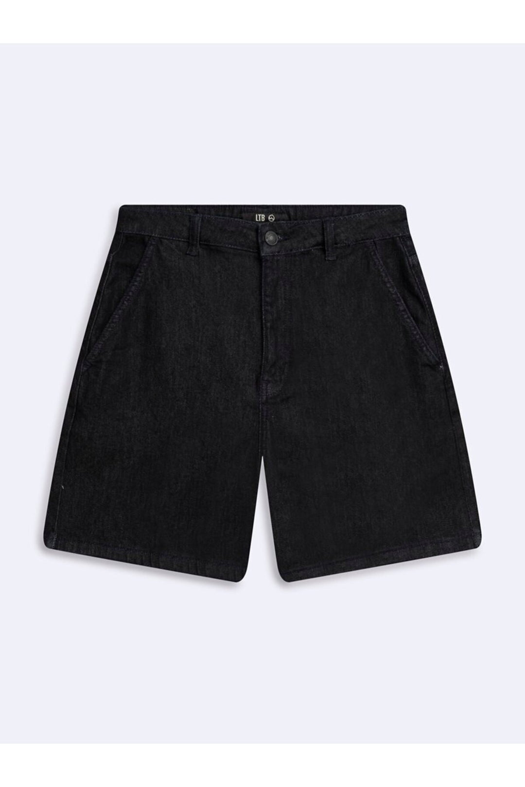LTB Short Jean Dark Indigo Taille Haute Davina Chino - Bleu