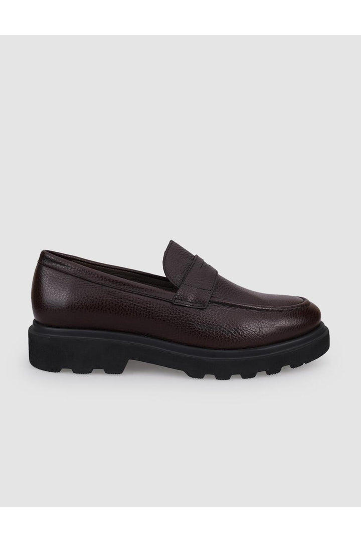 Cabani Shoes Chaussures de ville pour hommes en cuir véritable marron 100% - Multicolore