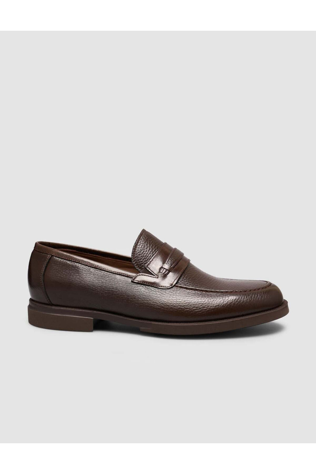Cabani Shoes Homme Mocassins Classiques en Cuir Véritable Marron - Multicolore