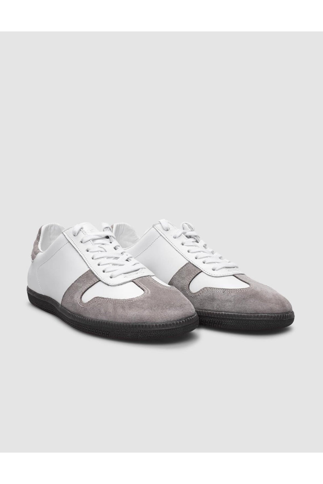 Cabani Shoes Chaussures de sport pour femmes en cuir véritable blanc à lacets 100% - Blanc