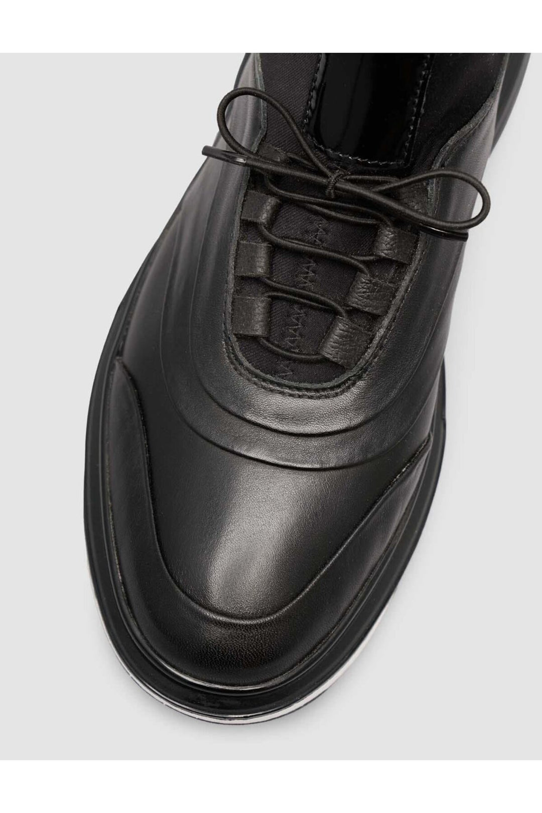 Cabani Shoes %100 Cuir véritable Noir Baskets quotidiennes pour homme - Noir