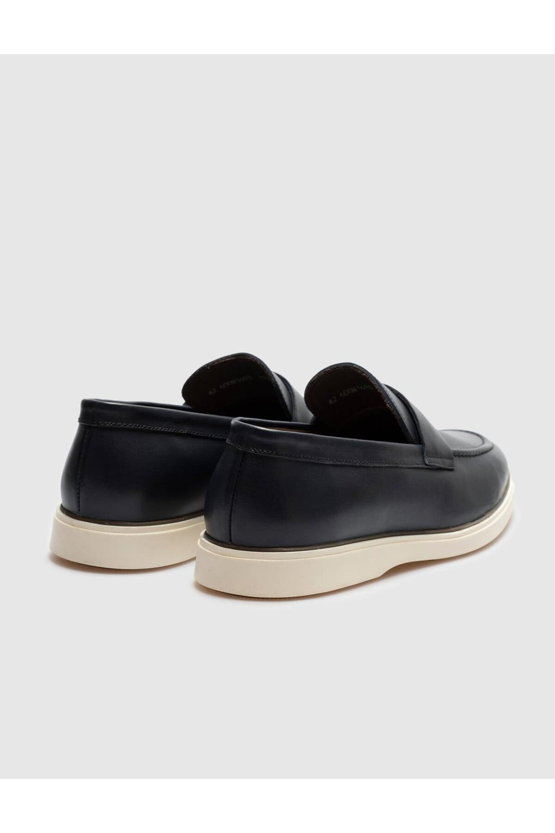 Cabani Shoes Chaussures de ville pour hommes en cuir véritable bleu marine - Bleu marine