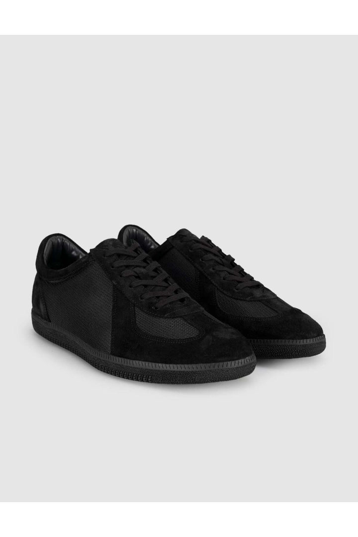 Cabani Shoes Chaussures de sport décontractées pour hommes en cuir véritable noir - Multicolore