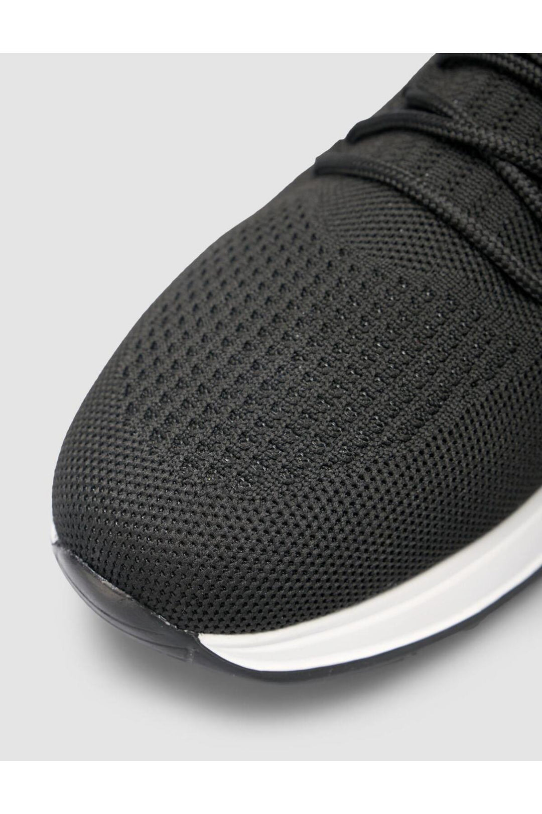 Cabani Shoes Chaussures de sport Napoli pour homme en tricot noir - Noir