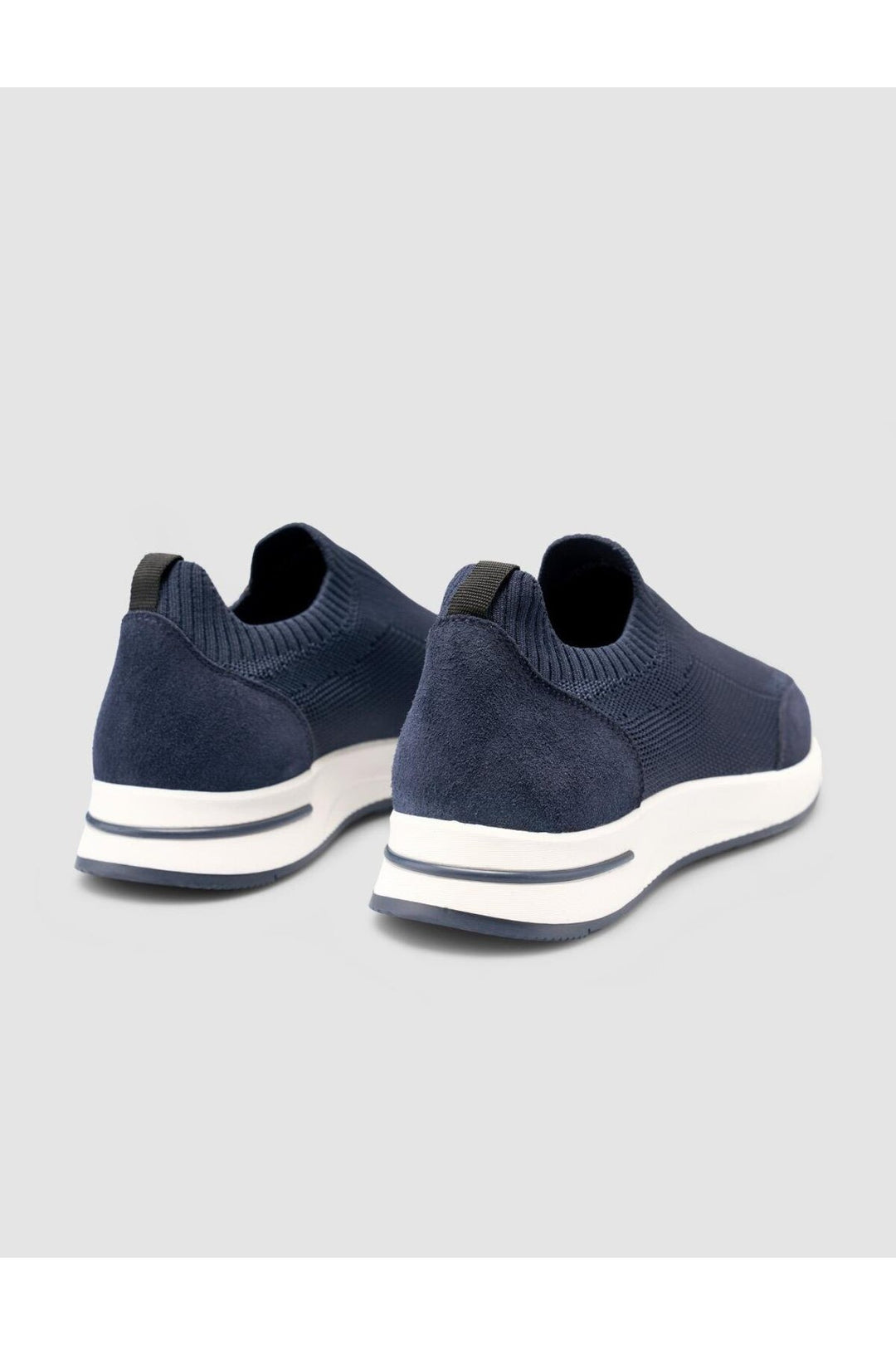 Cabani Shoes Chaussures de sport pour hommes en tricot Bleu marine - Bleu marine