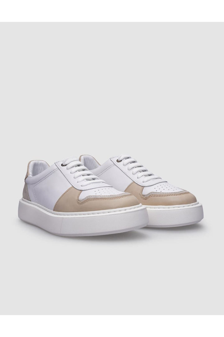 Cabani Shoes %100 Cuir véritable Blanc - Blanc