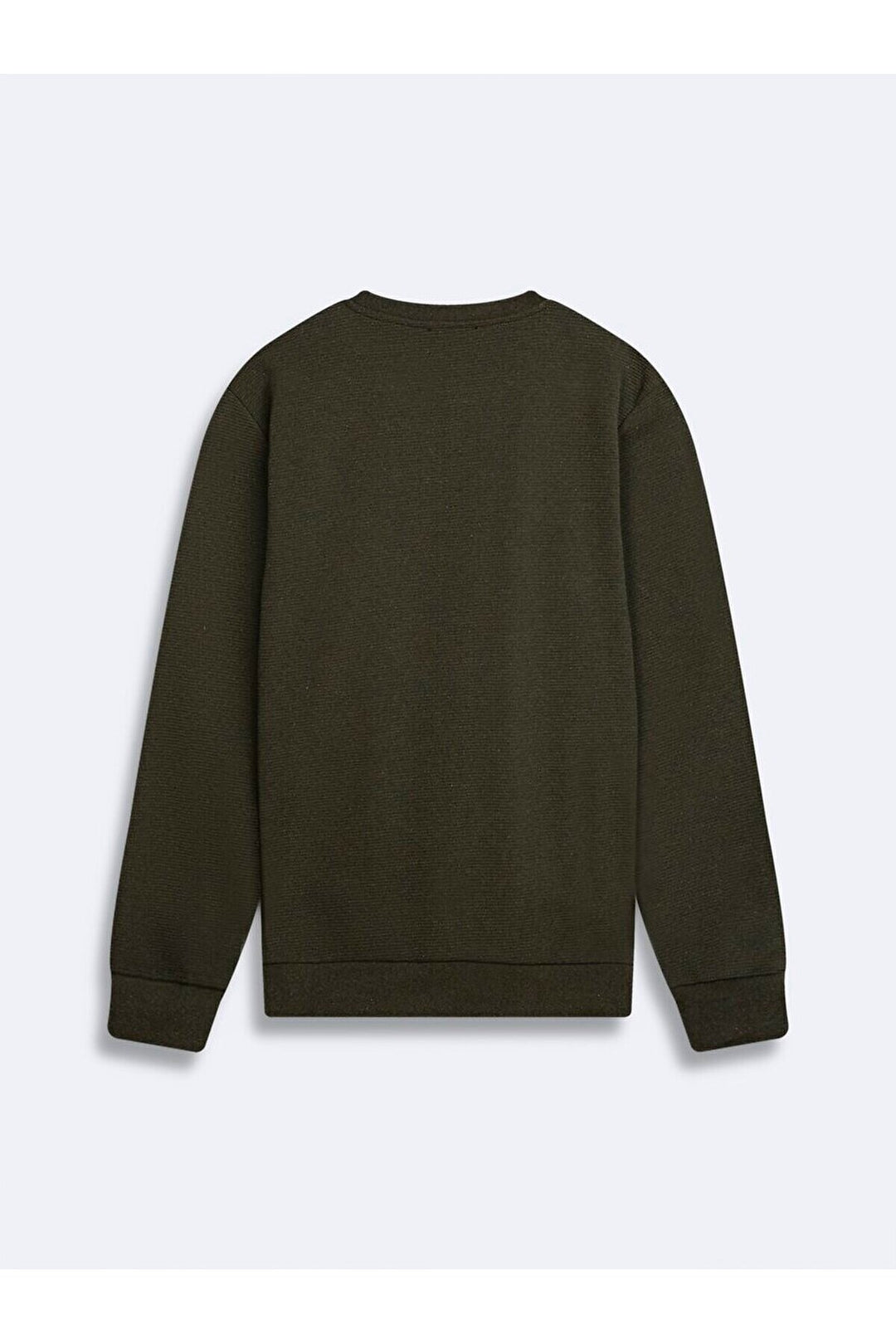 LTB Sweat-shirt vert à manches longues avec encolure en O