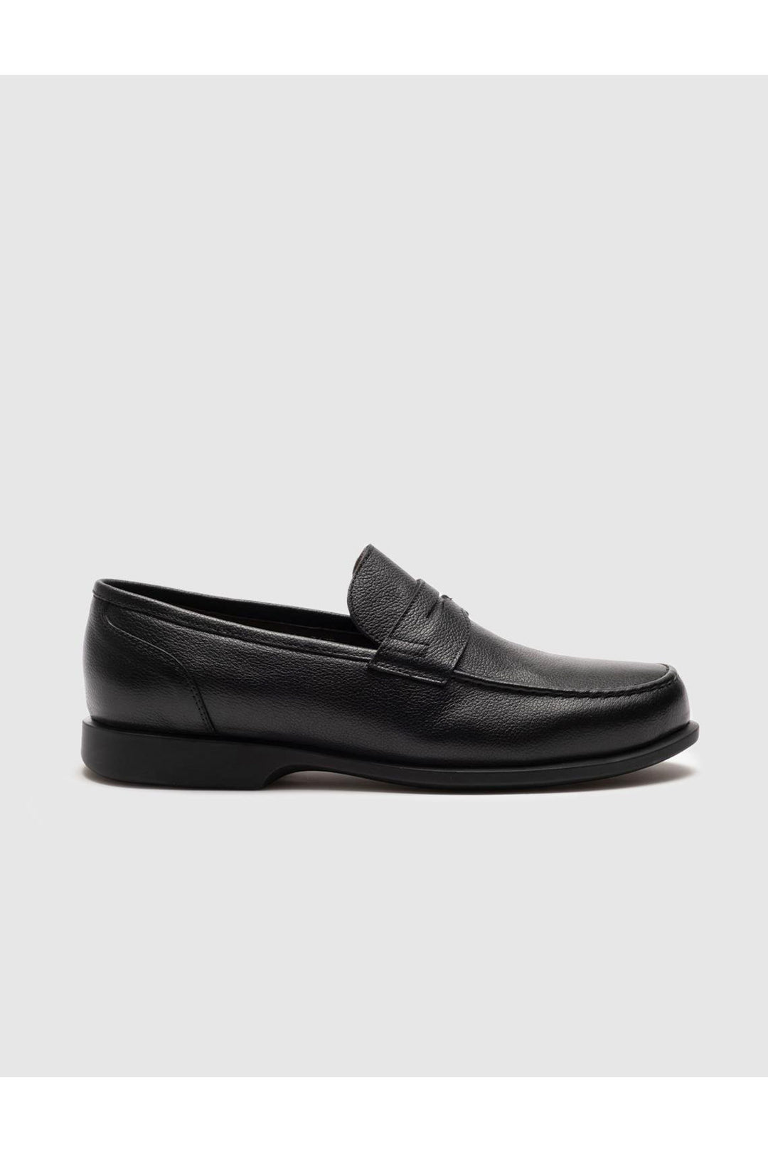 Cabani Shoes Chaussures Loafer pour hommes en cuir véritable noir - Noir