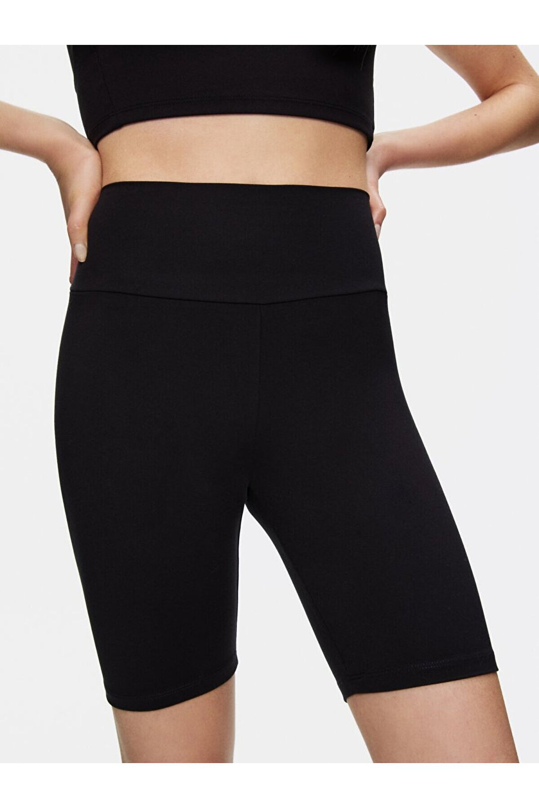 LTB Mini short noir Biker Slım