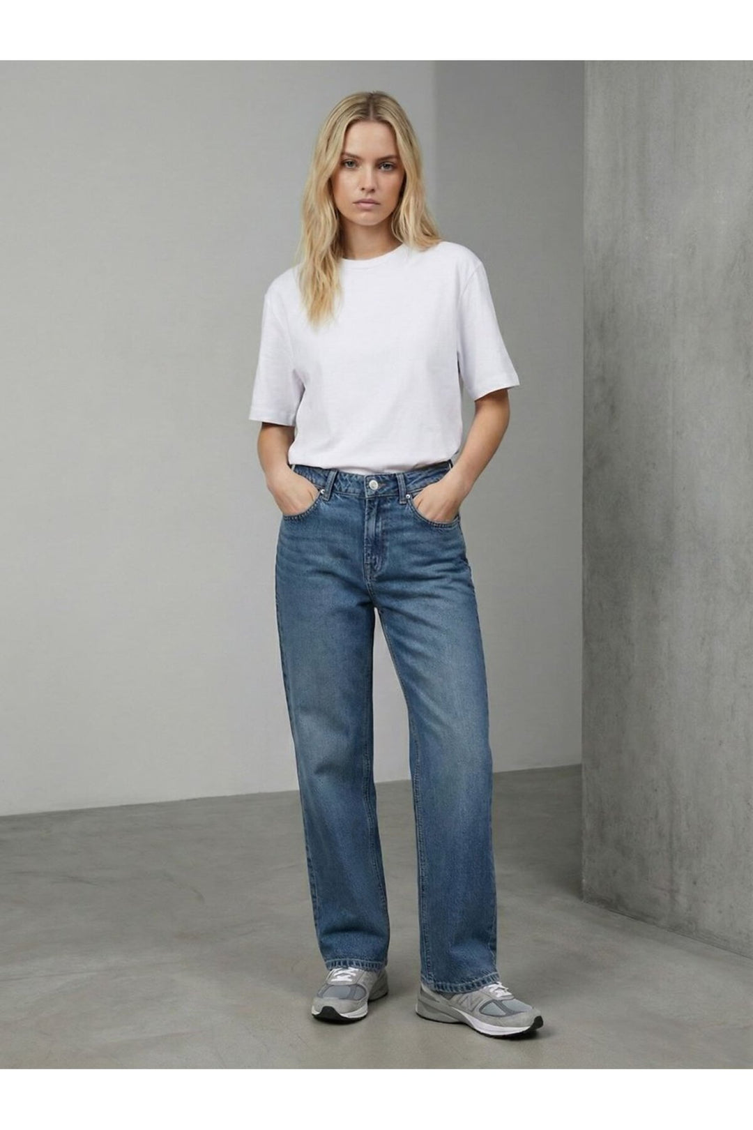 LTB Pantalon Rebecca Mid Indigo - Bleu