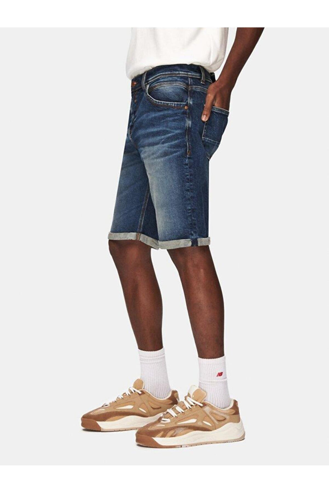 LTB LANCE TARION Short en Jean Homme 55626 - Foncé Bleu_55626