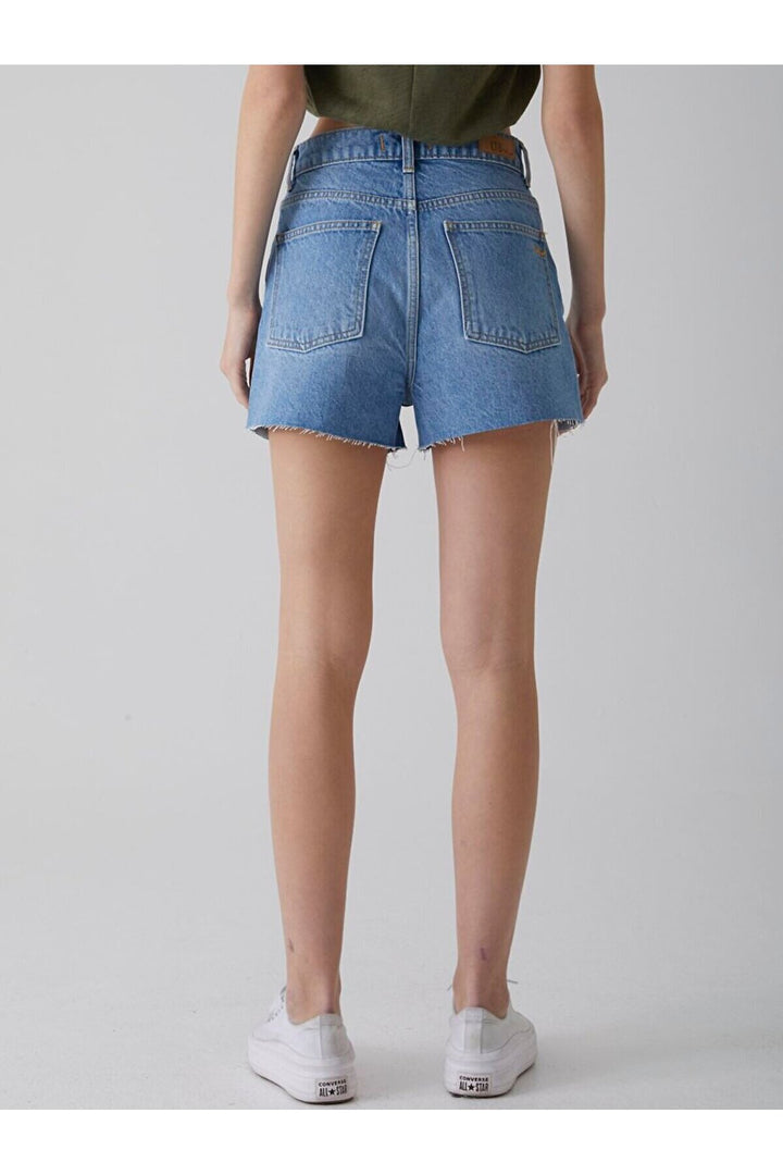 LTB Short en jean taille haute Lari