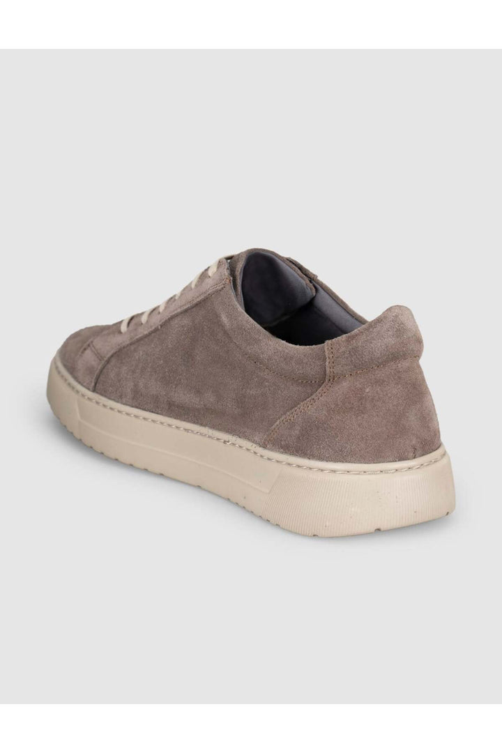 Cabani Shoes Sneakers en cuir suédé véritable pour homme - Vison