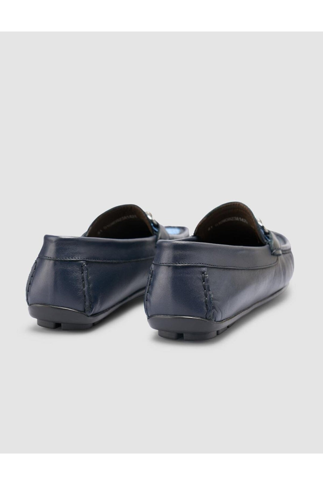 Cabani Shoes %100 Cuir Véritable Mocassins Pour Hommes Bleu Marine Avec Détails Tressés - Bleu marine