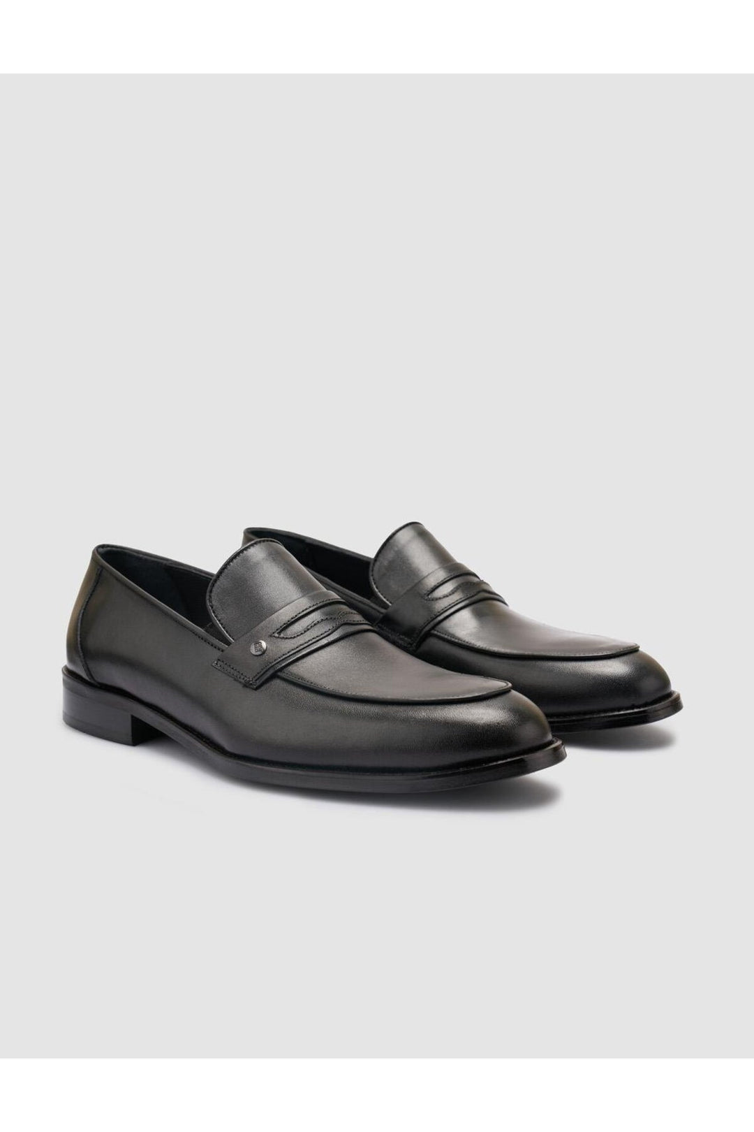 Cabani Shoes %100 Cuir véritable Chaussures classiques pour hommes noires - Multicolore