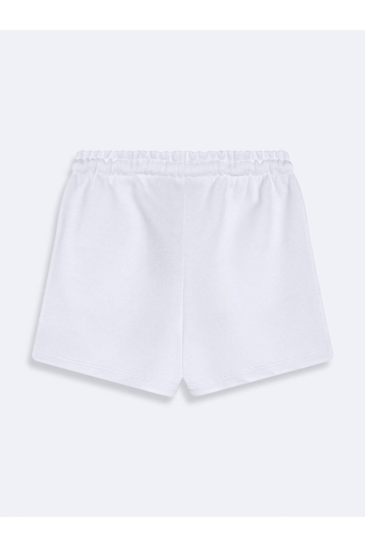 LTB Short Blanc Tricot Élastique Coupe Confortable - Blanc
