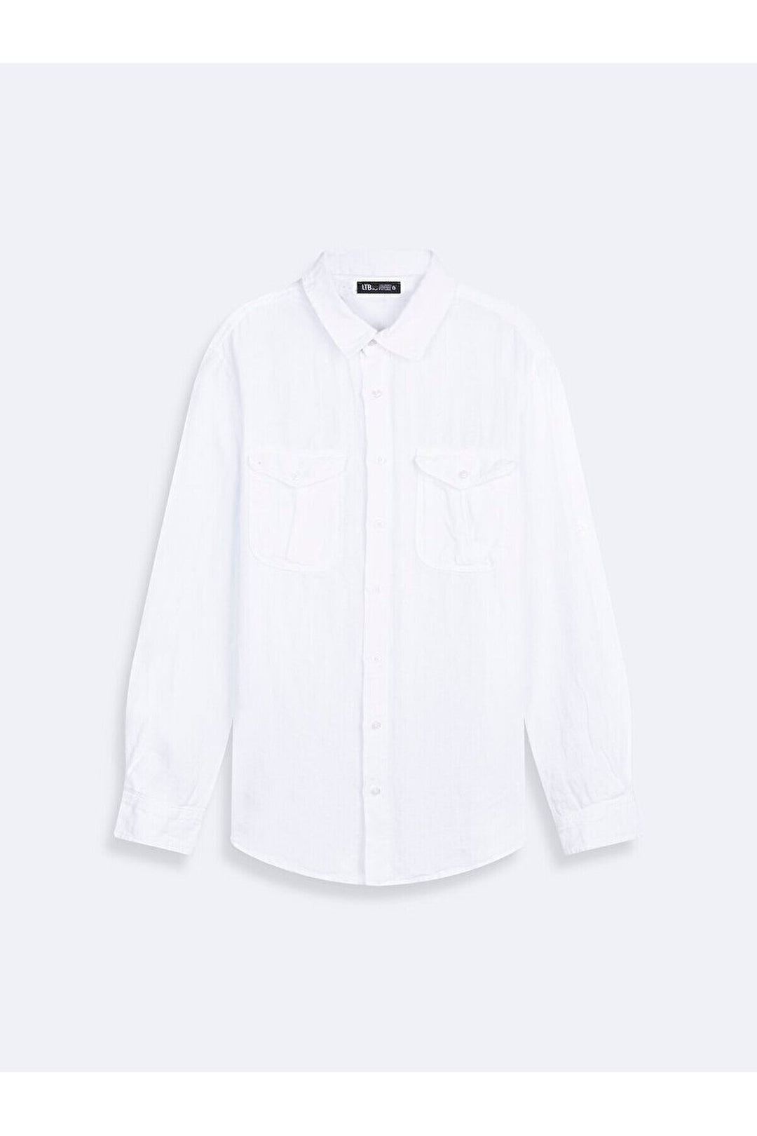 LTB Chemise blanche basique à manches longues