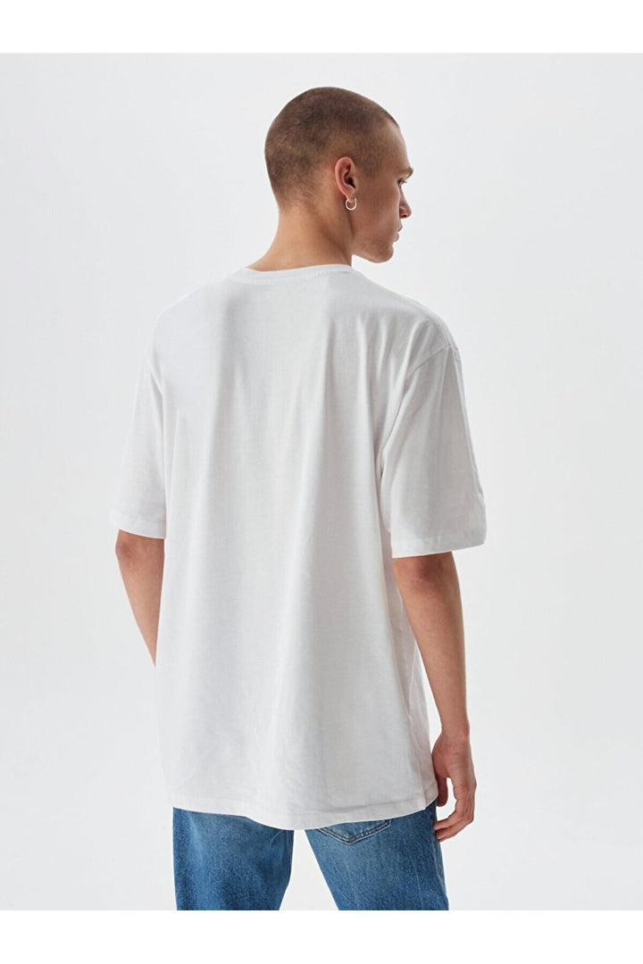 LTB T-shirt oversize blanc