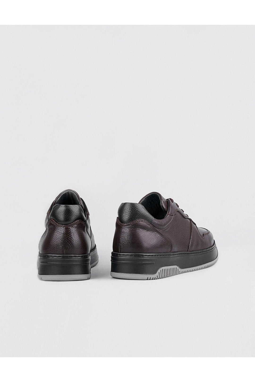 Cabani Shoes Berlin Chaussures de sport en cuir véritable marron pour homme avec lacets - Marron