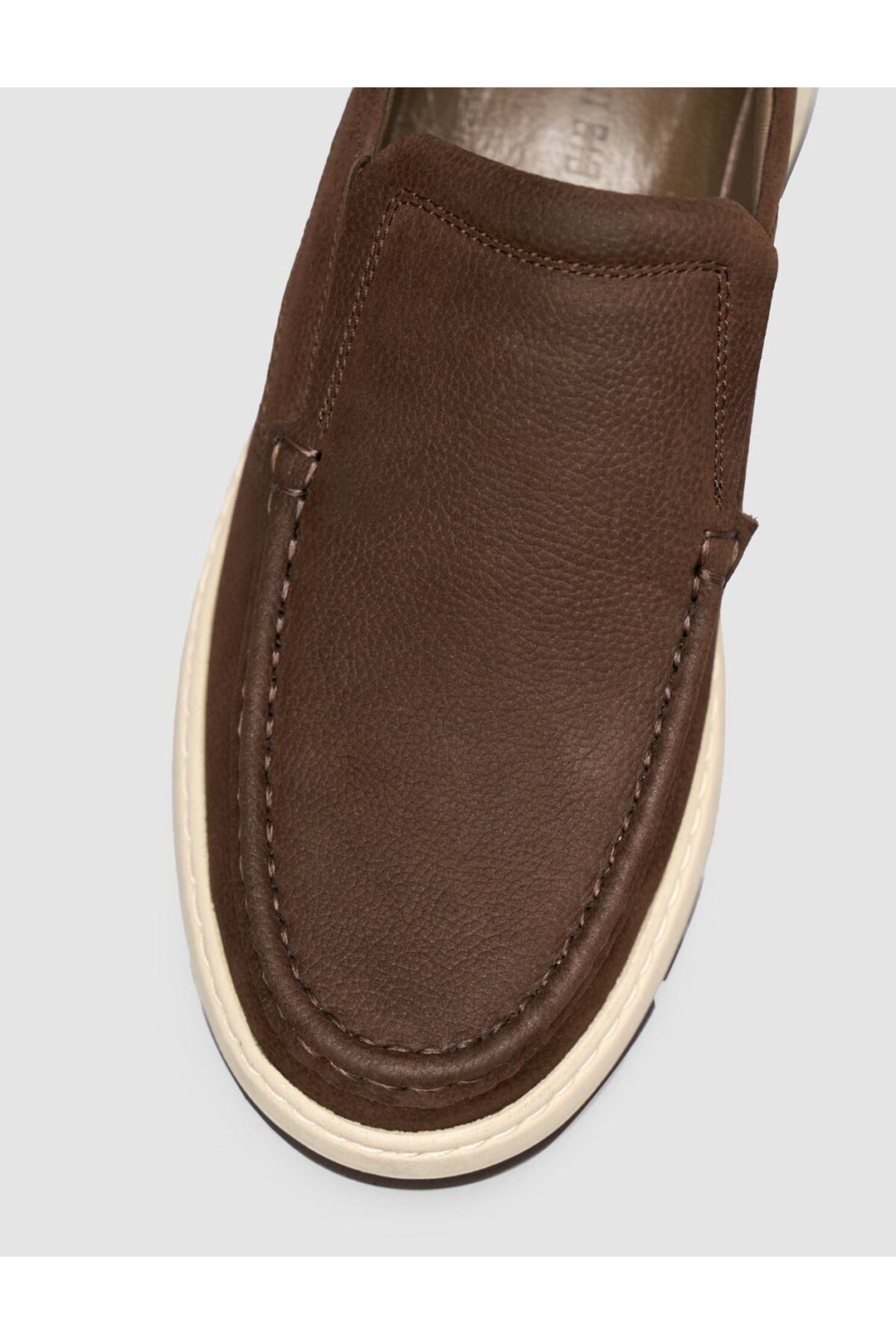 Cabani Shoes Chaussures Loafer pour hommes en cuir véritable marron - Multicolore
