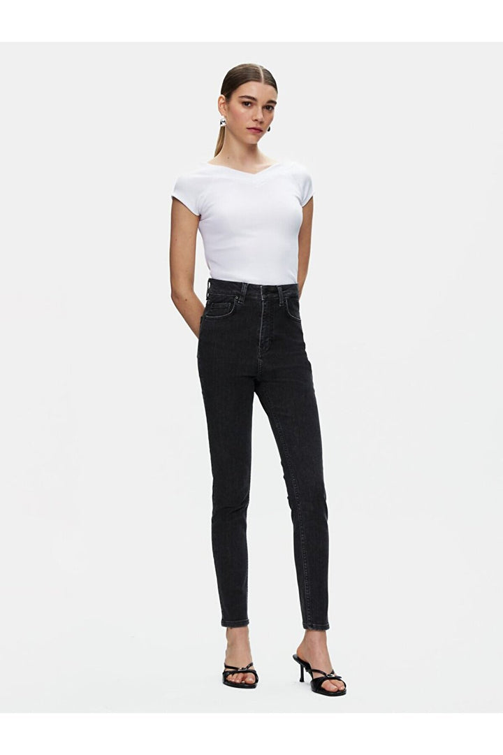 LTB Jean taille haute jambe étroite Marcella X