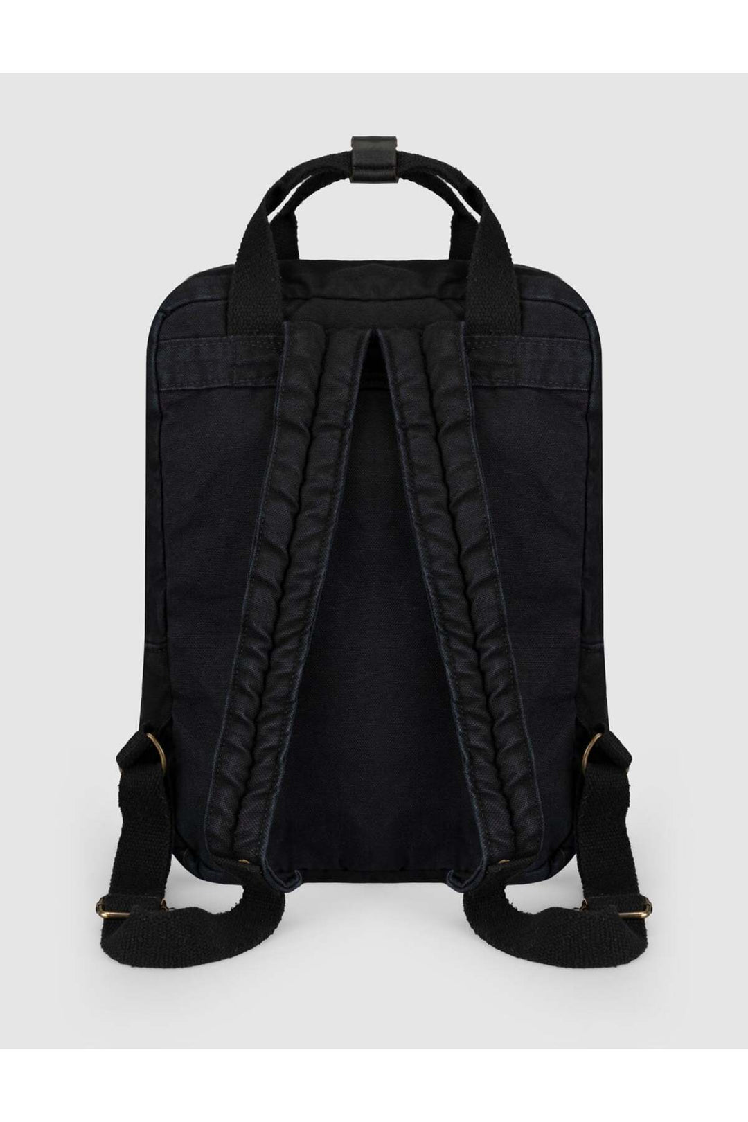 Cabani Shoes Sac à dos unisexe en lin imprimé noir - Noir
