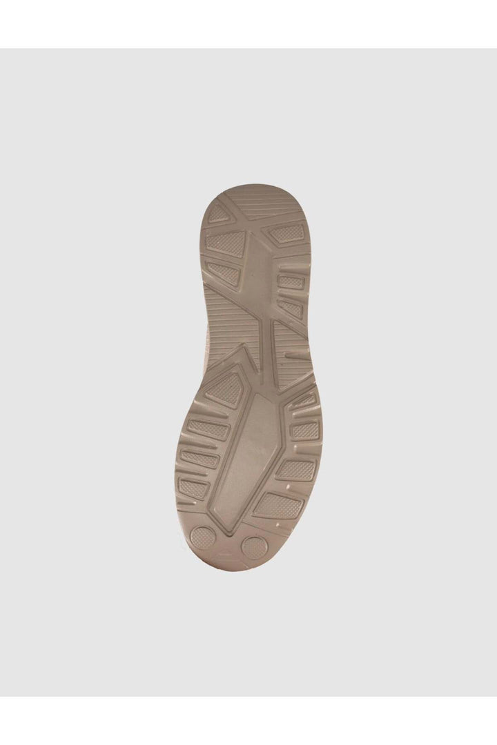 Cabani Shoes Chaussures en tricot pour hommes d'été beiges avec détails en cuir - Beige